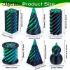 3Dgenius 6 Pack Spiral Cone Fidget Toys 3D Printed Spiral Fidget Toys Impossible Cone 3D Printed Fidgets Impossible Pyramid Passthrough 3D Printed Toys for Adults & Kids for Anxiety Relaxing, Pack4 view 2