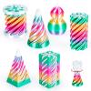 3Dgenius 6 Pack Spiral Cone Fidget Toys 3D Printed Spiral Fidget Toys Impossible Cone 3D Printed Fidgets Impossible Pyramid Passthrough 3D Printed Toys for Adults & Kids for Anxiety Relaxing, Pack3 view 1