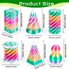 3Dgenius 6 Pack Spiral Cone Fidget Toys 3D Printed Spiral Fidget Toys Impossible Cone 3D Printed Fidgets Impossible Pyramid Passthrough 3D Printed Toys for Adults & Kids for Anxiety Relaxing, Pack3 view 2
