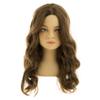 Dsimeig Long Wavy Wigs for Kids Girls Middle Part Synthetic Halloween Cosplay Hair Wig,Light Brown view 2