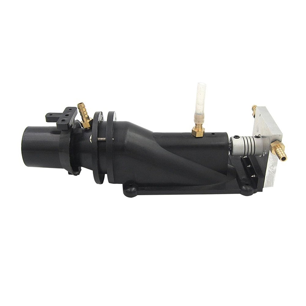 26mm Jet Pump Thruster for RC Boats with 3.18/4.00/5.00mm Couplers Water-Cooled Motor Mount and Propeller for 60 to 90cm Hulls(5.00mm)