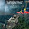 Aeonity C032 UH-1 Huey RC Helicopter for Adults, 1/48 Scale 2.4G 6CH, Flybarless Remote Control Helicopter, 6-Axis Gyro Aircraft Model, 3D Stunt Flight & High-Precision RC Airplane (Yellow) view 2