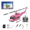 Aeonity C032 UH-1 Huey RC Helicopter for Adults, 1/48 Scale 2.4G 6CH, Flybarless Remote Control Helicopter, 6-Axis Gyro Aircraft Model, 3D Stunt Flight & High-Precision RC Airplane (Pink) view 1