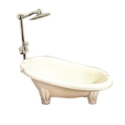 1/12 Scale Miniature Dollhouses Bathtub Model for Creative Play and Decoration Bathroom