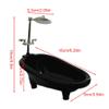 1/12 Scale Miniature Dollhouses Bathtub Model for Creative Play and Decoration Bathroom view 2
