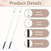 2 Pack 8-21 Inch Puppet Handles Arm Control Rod Extendable Hand Puppet Stick Adjustable Metal Puppets Rod Accessory Tools for Small and Large Puppets view 2