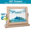 Vindar Dynamic Sand Art Picture, Moving Sand Art Picture, Desktop Motion Sandscape for Home/Office Decor, Relaxing & Stress Relief Gift view 4