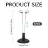 5 Pack Kpop Lightstick Stand, Holder for Official Lightsticks, Complicable with Stray Kids/Enhypen/Ateez/Twice Lightsticks, Display Stand Compatible with Kpop(Black) view 2