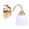 1/12 Dollhouses Wall Lamp Led Miniature Sconce for Home Decoration Bedroom Displaying view 1
