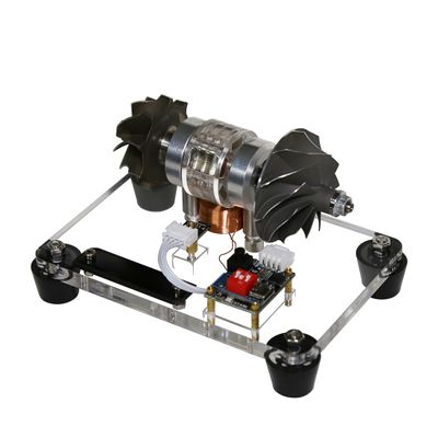 ENGINEDIY High-Speed Rotation Aerospace Engine Model, Metal Turbocharged Turbo Brushless Electric Motor Model Aircraft Engine Kit, Adult Gift for Turbo Model Enthusiasts