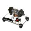 ENGINEDIY High-Speed Rotation Aerospace Engine Model, Metal Turbocharged Turbo Brushless Electric Motor Model Aircraft Engine Kit, Adult Gift for Turbo Model Enthusiasts view 1