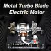ENGINEDIY High-Speed Rotation Aerospace Engine Model, Metal Turbocharged Turbo Brushless Electric Motor Model Aircraft Engine Kit, Adult Gift for Turbo Model Enthusiasts view 2