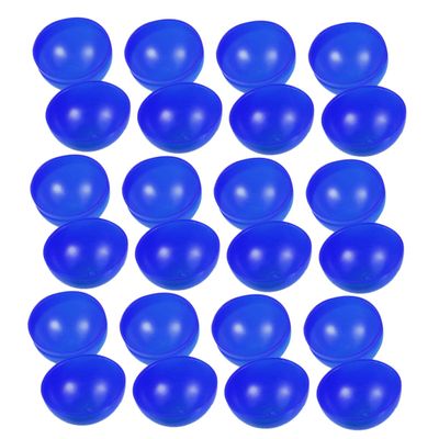 Ciieeo 20pcs Hollow Plastic Raffle Balls for Games Blue Prize Drawing Balls Fun Sorting and Bingo Game Props for Parties and Group Activities