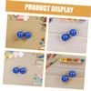 Ciieeo 20pcs Hollow Plastic Raffle Balls for Games Blue Prize Drawing Balls Fun Sorting and Bingo Game Props for Parties and Group Activities view 3