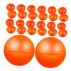 Ciieeo 20pcs Pingpong Balls Empty Spheres for Parties Carnival Game Props Plastic Raffle Drawing Balls Large view 1