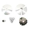 CLYVKUCQ RESV Variator Drive Face Pulley Assembly Compatible with SES Dylan125 PS125 SH150 NES PES 125cc 150cc 2013 22102-K01-900 4T view 2