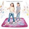 Cryfokt Dance Mat Toys for Girls Ages 3 to 10, Christmas Birthday Gifts, Portable Dance Mat for Girls, Fun Educational Toy Family Gatherings, Combine Fun and Exercise (Pink Purple) view 4