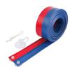 Flexible Race Car Track 15 Ft Starter Set with Suction Cups Compatible with Diecast 1/64th Car for Ages 3 & Up Classic Blue and Red Double Track Long Rolls Up Portable Racetrack view 2