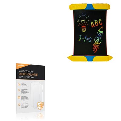 BoxWave Screen Protector Compatible with Boogie Board Scribble n Play - ClearTouch Anti-Glare Anti-UV EyeCare (2-Pack), Filters Out Harmful Blue Light Reduce Fatigue