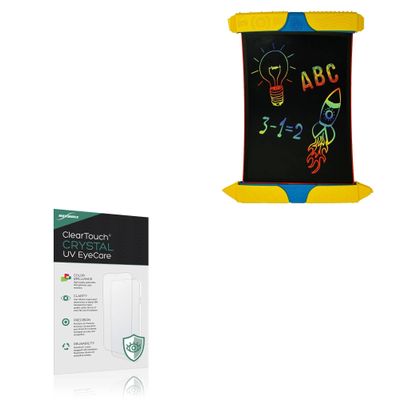 BoxWave Screen Protector Compatible with Boogie Board Scribble n Play - ClearTouch Crystal Anti-UV EyeCare (2-Pack), Filters Out Harmful Blue Light Reduce Fatigue