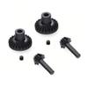 YRhXAF Steel Front & Rear Axle Gear Drive Shaft Gears Upgrade Accessories Compatible with B24 B36 C14 C24 MN D90 D99 MN99S Parts(Black) view 2
