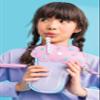 iscream Girls' Ice Cream Soda Shaped Faux Leather Shoulder Purse with Zipper Closure view 2