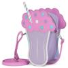iscream Girls' Ice Cream Soda Shaped Faux Leather Shoulder Purse with Zipper Closure view 4