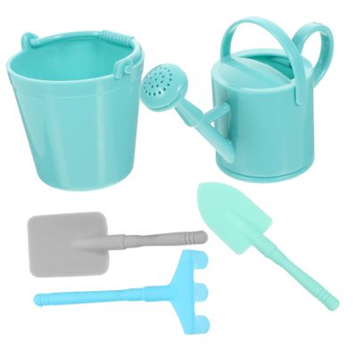 NAMOARLY 2 Sets Garden Tool Micro Landscape Decoration with Rake Watering Can and Shovel for Indoor and Outdoor Use for DIY Crafts and Playtime