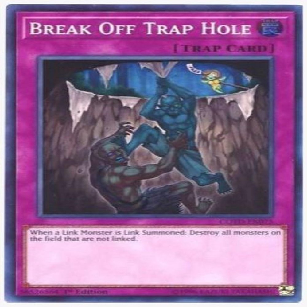 yugioh - Break Off Trap Hole (COTD-EN075) 1st Edition Super Rare - Code of The Duelist
