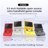 Powkiddy V90S Retro Handheld, 10,000+ Games, 3.5" IPS, Dual TF & Foldable view 3