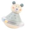 Aramox Wooden Multifunctional Baby Rattle Toy, Baby Sensory Toy, Cartoon Animal Crisp Sound Educational Infant Grab Shake Rattle Toy for Toddlers view 1
