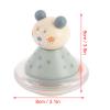 Aramox Wooden Multifunctional Baby Rattle Toy, Baby Sensory Toy, Cartoon Animal Crisp Sound Educational Infant Grab Shake Rattle Toy for Toddlers view 2