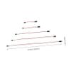 Cabilock 20-Pack Female to Male Servo Extension Cable for RC Control Board Remote Control Parts Connector Compatible RC Models and Servos view 2