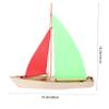 BESPORTBLE DIY Wooden Sailboat Model Kit Boys and Girls Educational Toy Boat Model Kits for Boys and Girls Random Color view 2