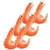 BESPORTBLE 6pcs Realistic PVC Shrimp Models for Restaurant Display and Food Photography Props Artificial Simulated Shrimp Decorations for Home and Party view 1