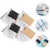 Veemoon 4Pcs Simple Style Blank Flashcards for English Vocabulary Learning Memo Cards with High End for Students and Daily Planning view 3