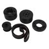 Aoaoy 1.5in Cogged Belt Pulley Kit,1:1 Ratio Pulley,Easy Install, for 289 302 351W Engine with Long, 5/8in Center Shaft (Black) view 3