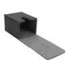 MUNEFE Magnetic Closure Card Storage Box, Game Card Storage Cases, Game Cards Deck Box for Organizing Tarot Cards Or Game Cards (Outside black+inside gray) view 1