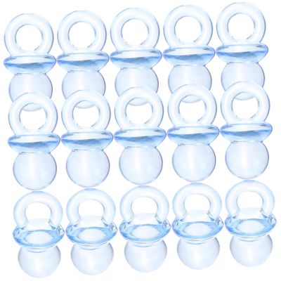 BESPORTBLE 100pcs Miniature Baby Pacifiers for DIY Crafts Baby Shower Decorations Acrylic Pacifier Ornaments Cute Accessories