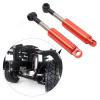 2Pcs Aluminum Alloy RC Shock Absorber Oil Damper Suspension Upgrade Enhanced Performance for Tamiya 1/14 Trailer Truck Durable 62mm Length (Red) view 4