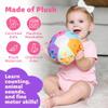 Move2Play, Hilariously Interactive Baby Ball with Music & Sound Effects | First Birthday Gift | Toddler Toy for Boys & Girls | Age 6, 9, 12, 18+ Month | 1, 2+ Year's Old (Baby Ball Pastel) view 3
