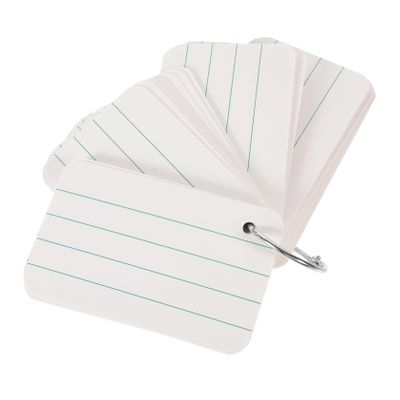 ARTIBETTER 1Set Blank Flash Cards for Learning Portable Memo Cards for DIY Projects Index Cards with Smooth Surface for Creative Use and Scrapbooking