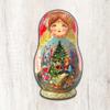 12 x 9 in. Nutcracker Story Nesting Doll Holiday Outdoor Decor Large Ornaments view 1