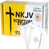 Agape Scripture Memory Cards 100 NKJV Bible Verse Flashcards, Adults & Kids, Perfect for Bible Study, Memorization, and Christian Education, Pocket-Sized, Durable, Faith Learning Gift view 1