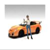 1 in. Car Meet Figurine I for 1 by 24 Scale Models Blue & White view 1