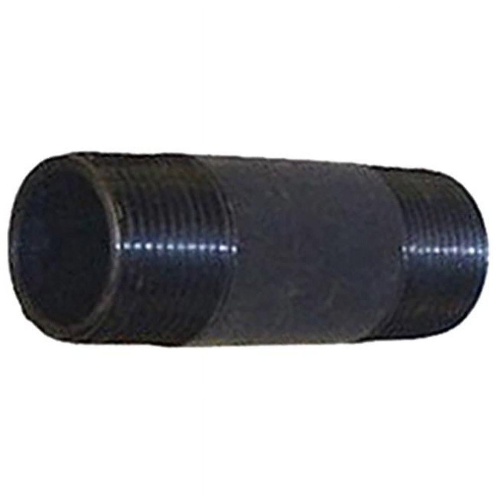 3 x 6 in. Black Steel Nipples
