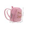 DECHOUS Miniature Backpack for Dolls Stylish Coin Purse Fun Accessories for Playtime and Photo Props for Dollhouse Adventures view 2