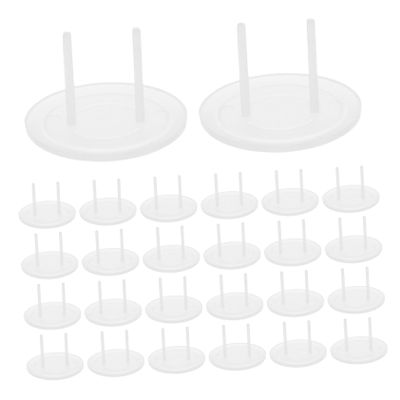100pcs Clear Child Safety Socket Covers Baby Proofing Electric Plug Protectors Outlet Covers for Family Daycare Protection