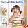12 Pieces Stainless Steel Toddler Forks Set Kids Forks - Food Grade Kids Silverware Set Children Safe Small Forks Mirror Polished Sturdy and Durable Dishwasher Safe view 3