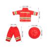 UPKOCH Firefighter Costume for 18 Inch Dolls Fireman Outfit with Helmet Pants and Accessories for Girl Doll Role Play Dress up and Pretend Play view 2